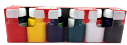 Südor Kumaş Boyası Seti 6 Renk x 25 ml. - Südor