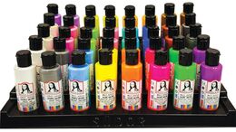 Südor Mona Lisa Akrilik Boya Seti Metalik-Fosforlu-Pastel Renkler 70 ml. x 40 Adet Karışık Sınıf Seti - 1