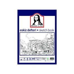 Südor Mona Lisa Eskiz Çizim Defteri (Sketch Book) A5 120 gr. 50 yp. - Südor