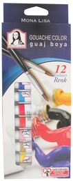 Südor Mona Lisa Guaj Boya Seti 12 Renk x 12 ml. Tüp - Südor