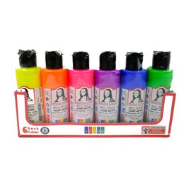 Südor Mona Lisa Multi Akrilik Boya Seti 6 Fosforlu Renk x 70 ml. Şişe - Südor