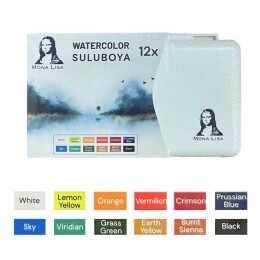 Südor Mona Lisa Profesyonel Tablet Sulu Boya Seti 12 Renk - Südor