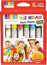 Südor Yüz Boyası 6 Renk - Südor