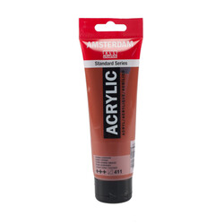 Talens Amsterdam Akrilik Boya 120 ml. 411 Burnt Sienna - Talens