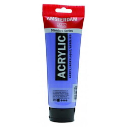Talens Amsterdam Akrilik Boya 120 ml. 519 Ultramarine Violet Light - Talens