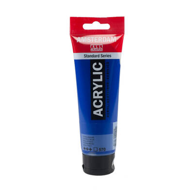 Talens Amsterdam Akrilik Boya 120 ml. 570 Phthalo Blue - 1