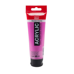 Talens Amsterdam Akrilik Boya 120 ml. 577 Permanent Red Violet Light - Talens