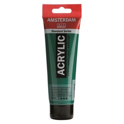 Talens Amsterdam Akrilik Boya 120 ml. 619 Permanent Green Deep - Talens