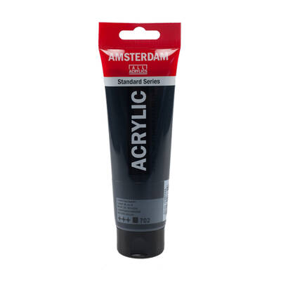 Talens Amsterdam Akrilik Boya 120 ml. 702 Lamp Black - 1