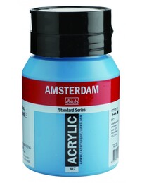 Talens Amsterdam Akrilik Boya 500 ml. 517 King's Blue - Talens
