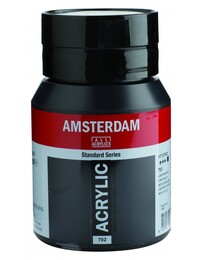 Talens Amsterdam Akrilik Boya 500 ml. 702 Lamp Black - Talens