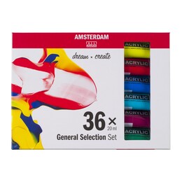 Talens Amsterdam Akrilik Boya Seti 36 Renk x 20 ml. - 1