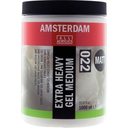 Talens Amsterdam Extra Heavy Gel Medium Matt 022 Extra Kuvvetli Jel Medyum Mat 1000 ml. - Talens