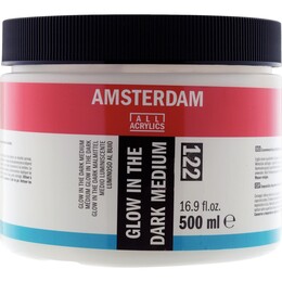 Talens Amsterdam Glow In The Dark Medium 122 Karanlıkta Parlayan Medyum 500 ml. - Talens
