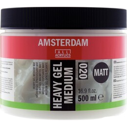 Talens Amsterdam Heavy Gel Medium Matt 020 Kuvvetli Jel Medyum Mat 500 ml. - Talens