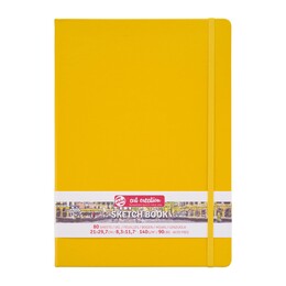 Talens Art Creation Sketchbook Sert Kapak Eskiz Çizim Defteri 140 gr. 21x30 cm. 80 yp. PASTEL SARI - 1