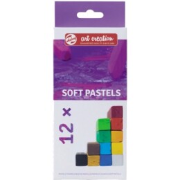 Talens Art Creation Soft Toz Pastel 12 Renk Karton Kutu (RT9029012M) - Talens
