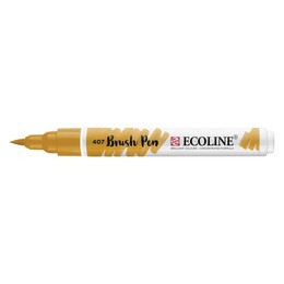 Talens Ecoline Brush Pen Fırça Uçlu Kalem 407 Deep Ochre - Talens