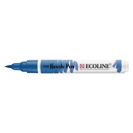 Talens Ecoline Brush Pen Fırça Uçlu Kalem 508 Prussian Blue - Talens