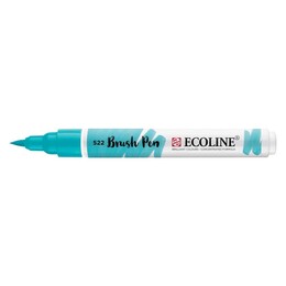Talens Ecoline Brush Pen Fırça Uçlu Kalem 522 Turquoise Blue - Talens