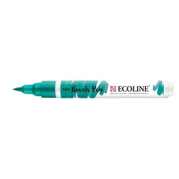 Talens Ecoline Brush Pen Fırça Uçlu Kalem 654 Fir Green - Talens