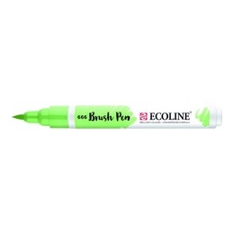 Talens Ecoline Brush Pen Fırça Uçlu Kalem 666 Pastel Green - Talens