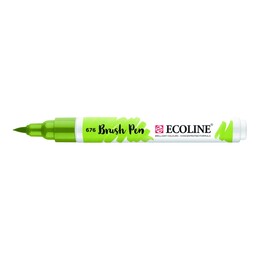 Talens Ecoline Brush Pen Fırça Uçlu Kalem 676 Grass Green - Talens