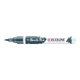 Talens Ecoline Brush Pen Fırça Uçlu Kalem 706 Deep Grey - Talens