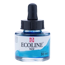 Talens Ecoline Sıvı Suluboya 30 ml. 522 Turquoise Blue - Talens