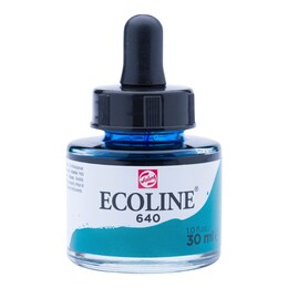 Talens Ecoline Sıvı Suluboya 30 ml. 640 Bluish Green - Talens