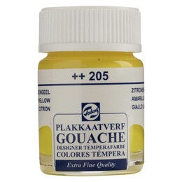 Talens Guaj Boya 205 Lemon Yellow (Primary) - Talens