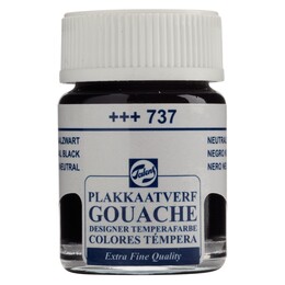 Talens Guaj Boya 737 Neutral Black - Talens