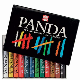 Talens Panda Yağlı Pastel Boya Seti 12 Renk - Talens