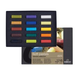Talens Rembrandt Soft Pastel Boya Seti 15 Renk Yarım Boy - 2
