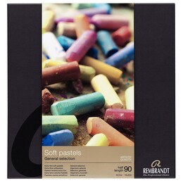 Talens Rembrandt Soft Pastel Boya Seti 90 Renk Yarım Boy - 1