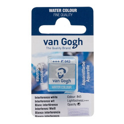 Talens Van Gogh 1/2 Tablet Sulu Boya 843 Interference White - 1