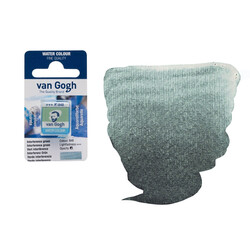 Talens Van Gogh 1/2 Tablet Sulu Boya 848 Interference Green - Talens