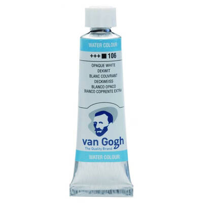 Talens Van Gogh 10 ml. Tüp Sulu Boya 106 Opaque White - 1