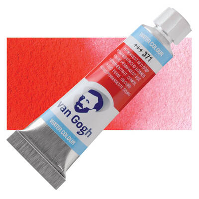 Talens Van Gogh 10 ml. Tüp Sulu Boya 371 Permanent Red Deep - 1