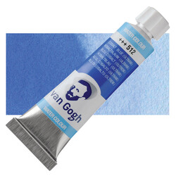 Talens Van Gogh 10 ml. Tüp Sulu Boya 512 Cobalt Blue (Ultramarine) - Talens