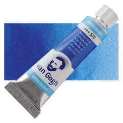 Talens Van Gogh 10 ml. Tüp Sulu Boya 570 Phthalo Blue - Talens