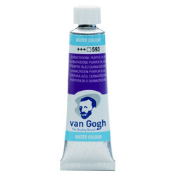 Talens Van Gogh 10 ml. Tüp Sulu Boya 593 Quinacridone Purple Blue - Talens
