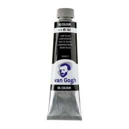 Talens Van Gogh Yağlı Boya 40 ml. 702 Lamp Black - Talens