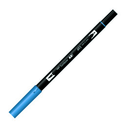 Tombow Dual Brush Pen Grafik Çizim Kalemi 493 Reflex Blue - Tombow