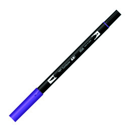 Tombow Dual Brush Pen Grafik Çizim Kalemi 606 Violet - Tombow