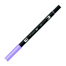 Tombow Dual Brush Pen Grafik Çizim Kalemi 620 Lilac - Tombow