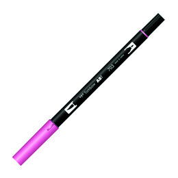 Tombow Dual Brush Pen Grafik Çizim Kalemi 703 Pink Rose - Tombow