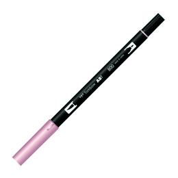 Tombow Dual Brush Pen Grafik Çizim Kalemi 800 Baby Pink - Tombow