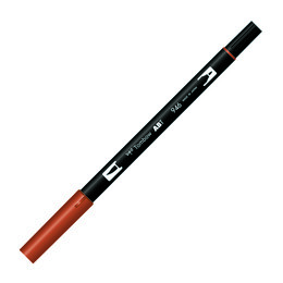 Tombow Dual Brush Pen Grafik Çizim Kalemi 946 Gold Ochre - Tombow
