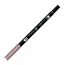 Tombow Dual Brush Pen Grafik Çizim Kalemi N79 Warm Gray 2 - Tombow